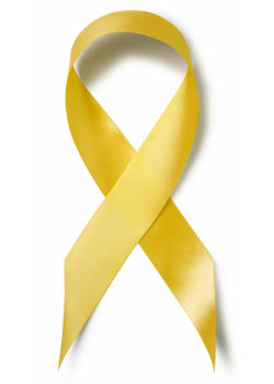 photo of yellow support ribbon